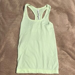 Lululemon Athletica Light Green Tank Top